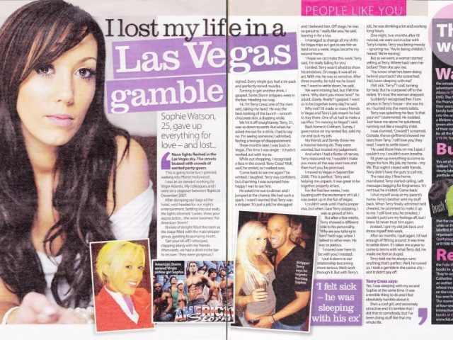 I lost my life in a Las Vegas gamble