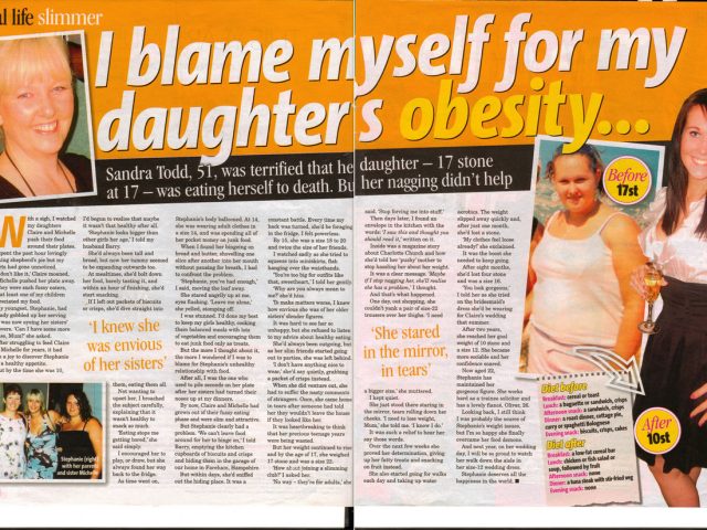 I blame myself for my daughter's obesity