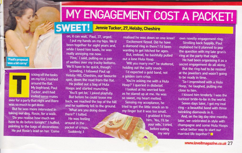My Engagement Cost A Packet!