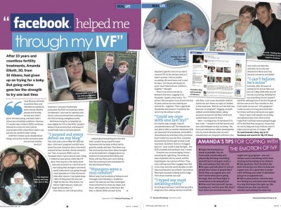 Facebook Helped Me Through IVF