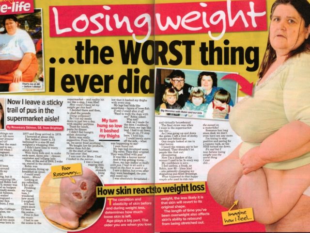Losing weight…