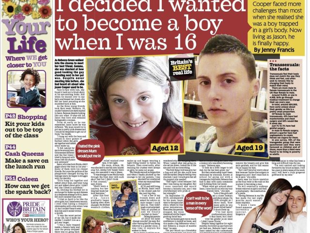 I decided I wanted to become a boy when I was 16