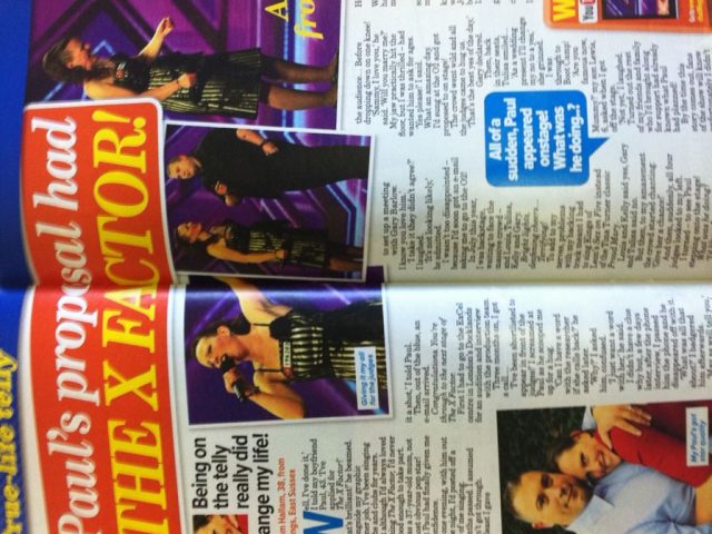 Paul's proposal had the X-Factor