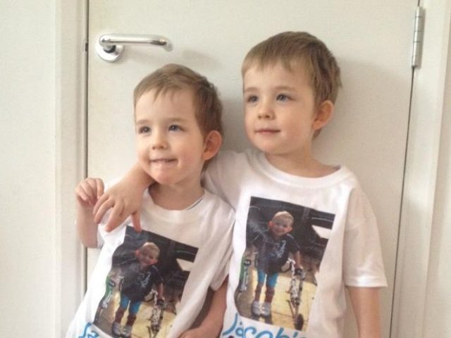 I’m finally walking … just like my twin brother!