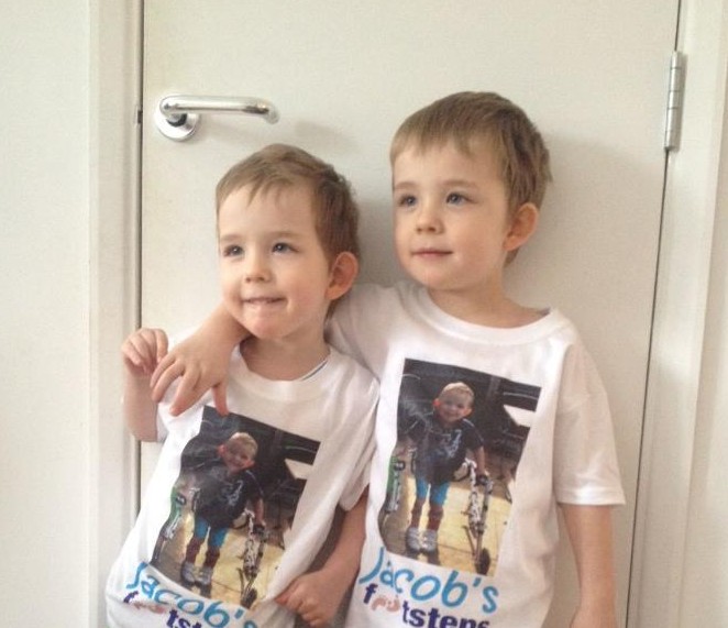 I’m finally walking … just like my twin brother!