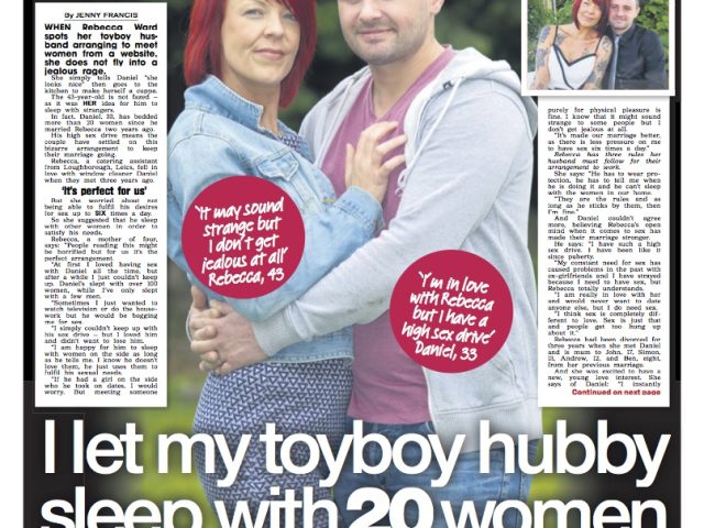 I let women sleep with my husband