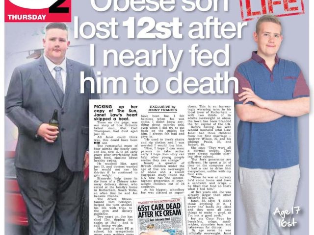 I nearly let my son eat himself to death