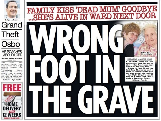 Told my gran was dead…but she wasn’t