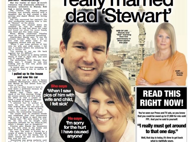 Expose a love rat: My boyfriend had a different name…and a wife and child