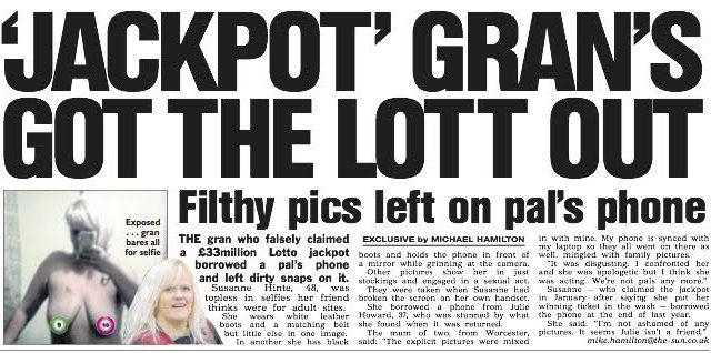 “Jackpot” gran has got the lotto out